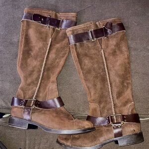 UGG brown tall Suede Boots 8